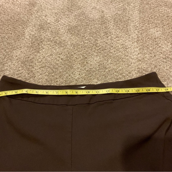 Classic Brown Spandex Blend Women's XL Pants - Picture 6 of 9